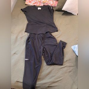 Skechers Barco Scrub Set Black Size Large